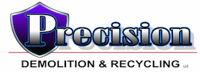 Precision Demolition & Recycling  Logo
